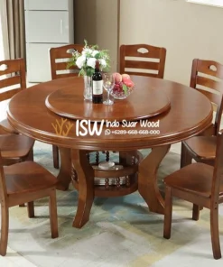 Meja Makan Jati Asli Jepara