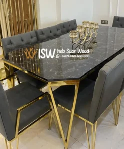 Meja Makan Granit Mewah