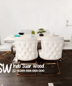 Meja Makan Marmer Bali