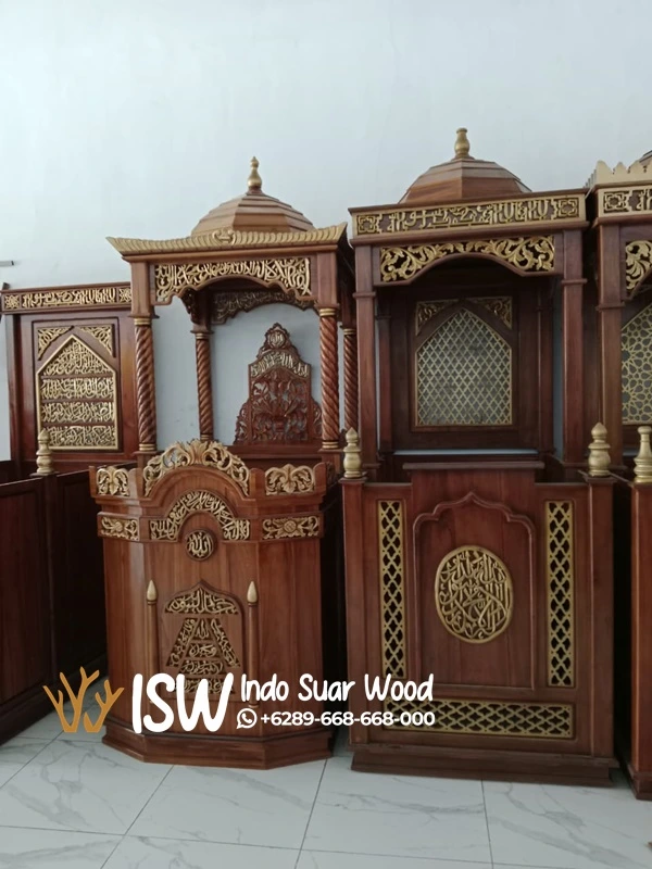 Mimbar Masjid Sukoharjo