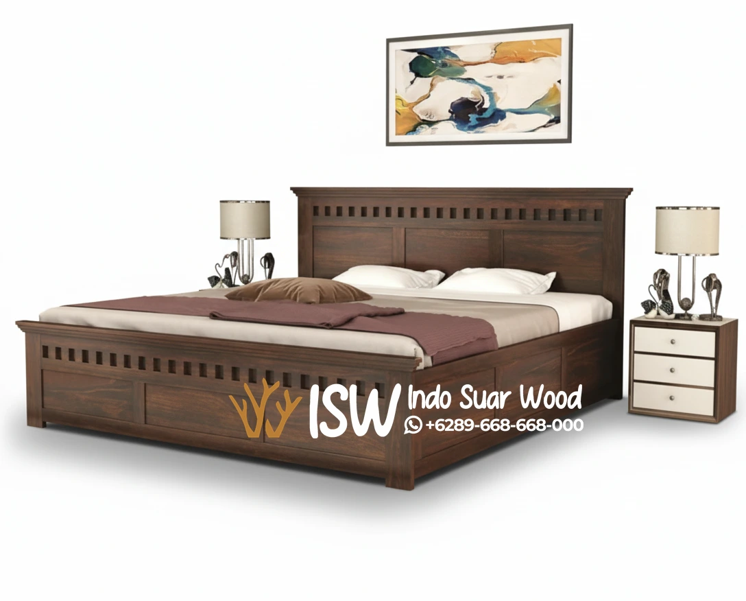 Tempat Tidur Jati Jepara Terbaru