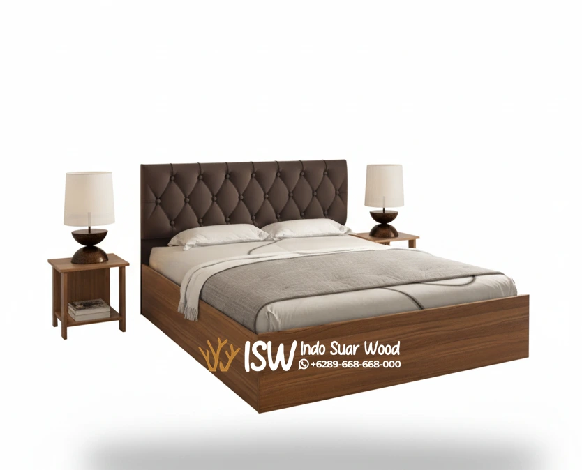 Tempat Tidur Jati Minimalis Modern