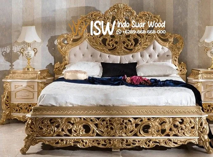 Tempat Tidur Mewah Kayu Jati
