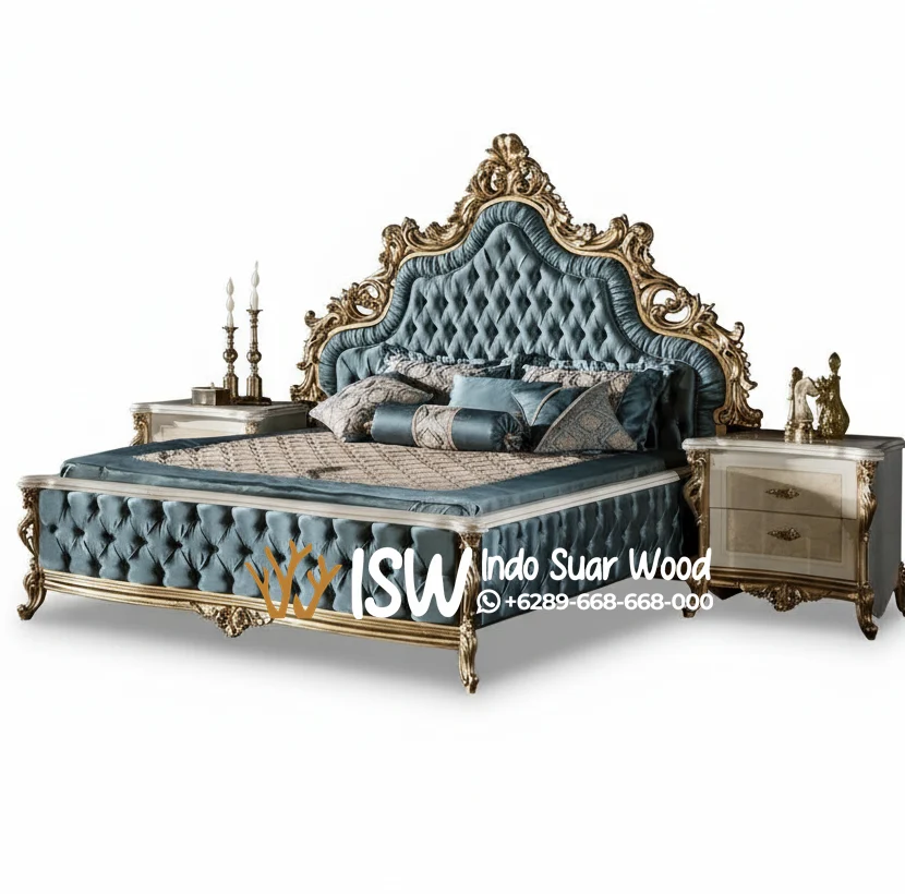 Tempat Tidur Ukir Antik