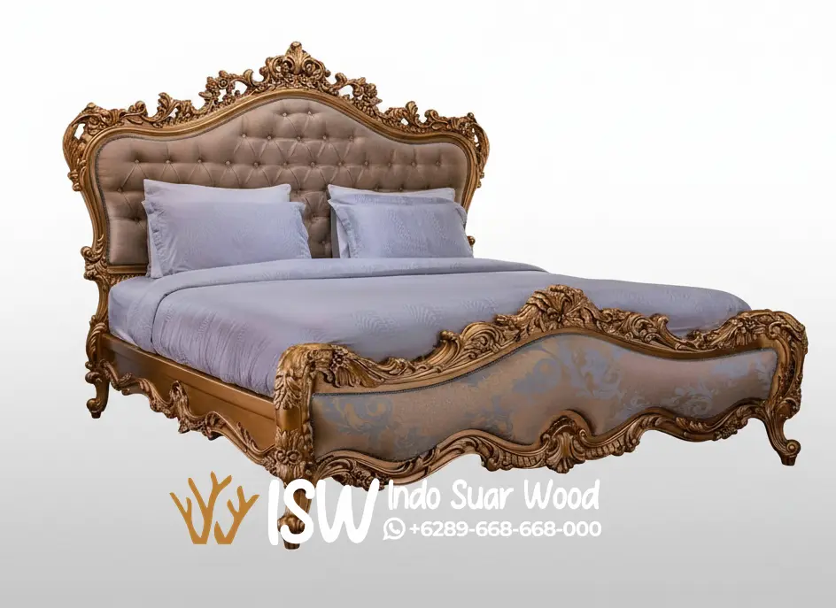 Tempat Tidur Ukir Jati