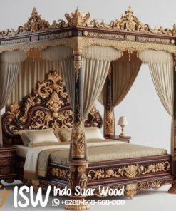Tempat Tidur Ukir Jepara Mewah