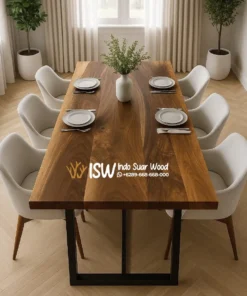 Meja Makan Set Kayu Jati