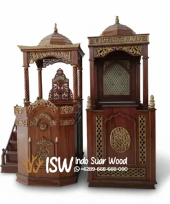 Mimbar Masjid Kepulauan Mentawai