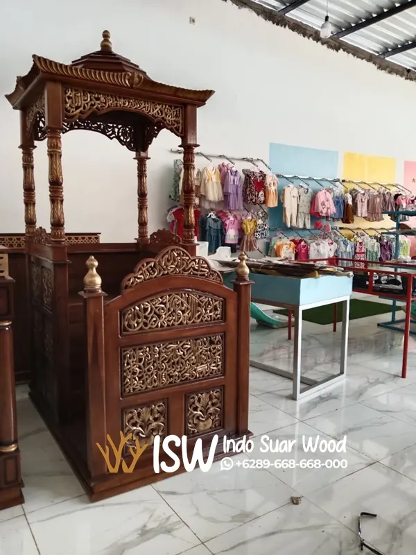 Mimbar Masjid Serdang Bedagai