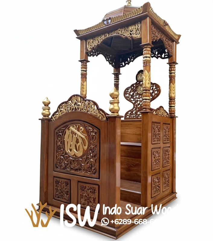 Mimbar Masjid Temanggung Terbaru