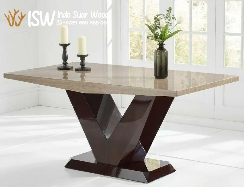 Model Meja Makan Dari Granit