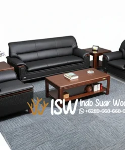 Set Sofa Kulit Minimalis