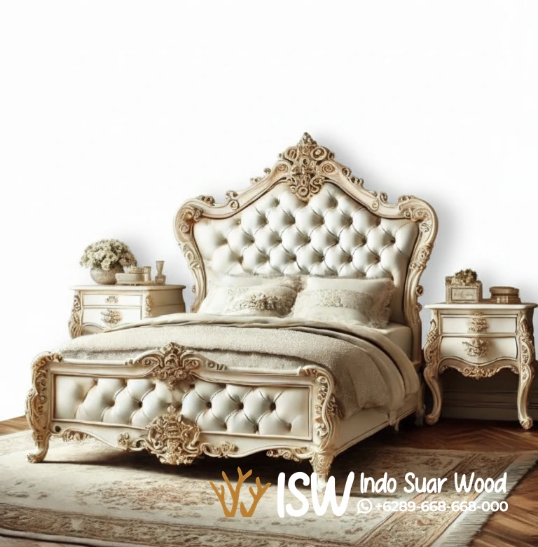 Tempat Tidur Jati Mewah