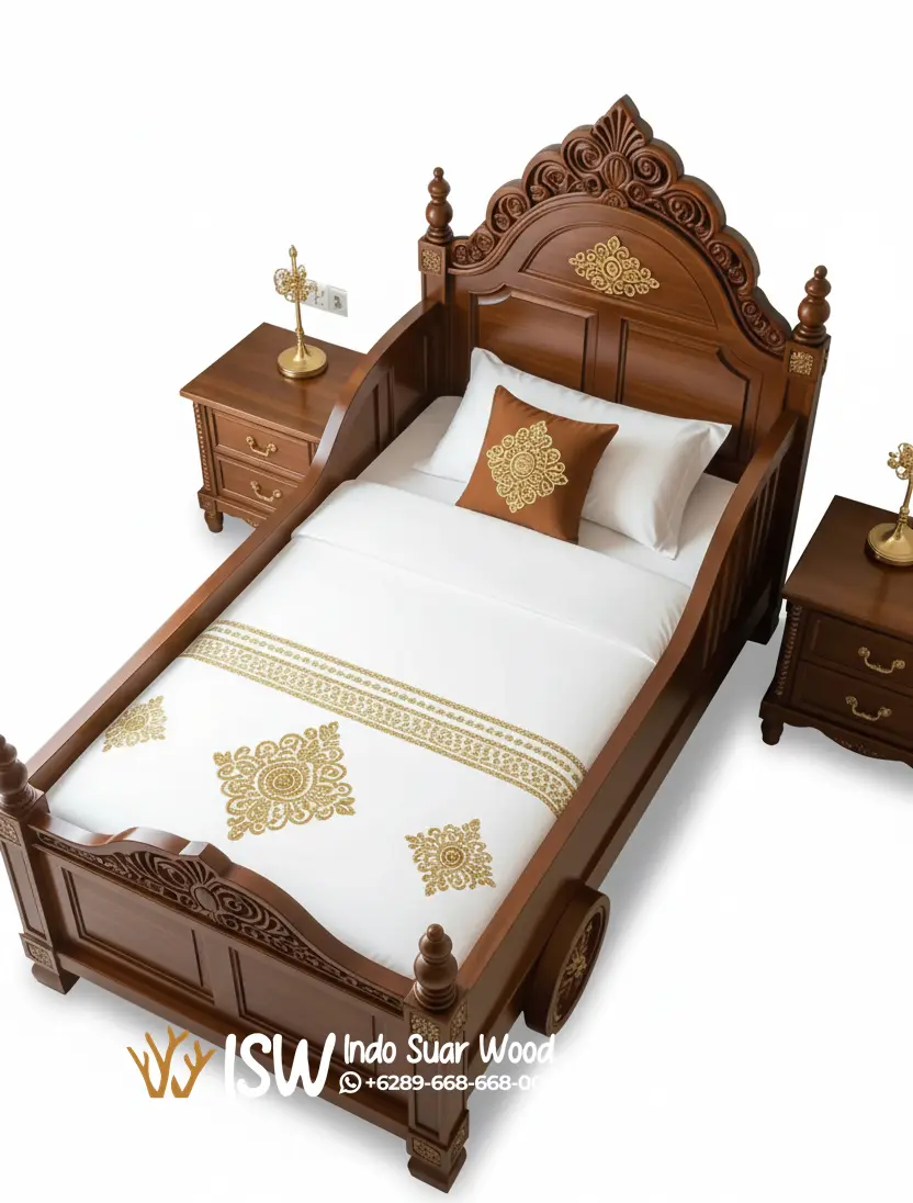 Tempat Tidur Jati Single