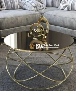 Coffe Table Kaki Stainless Gold