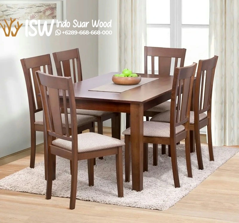 Jual Set Meja Makan Kayu