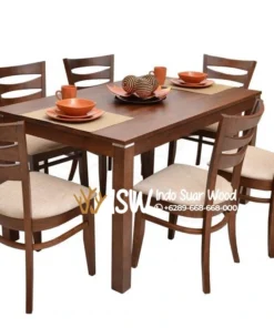 Jual Set Meja Makan Ladder Back