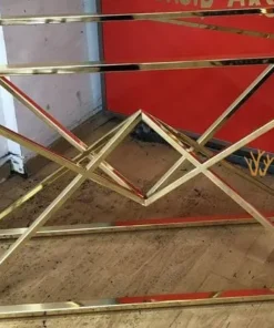 Kaki Meja Besi Stainless Gold Pangandaran