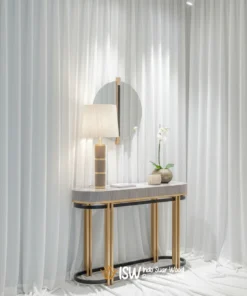 Meja Konsol Marmer Stainless