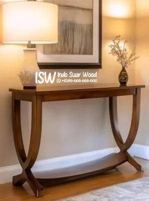 Meja Konsul Jati Modern