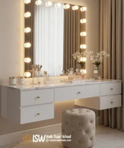 Meja Rias Cermin Gantung Model Baru