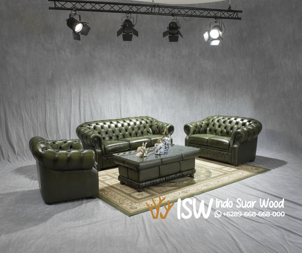 Set Kursi Tamu Kulit Bogor