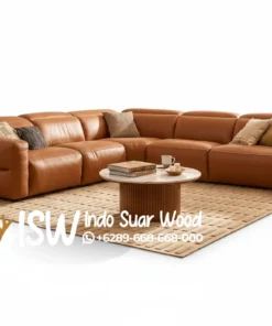 Sofa Kulit Ruang Tamu