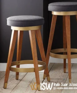 Jual Kursi Stool Dudukan Bulat Hitam