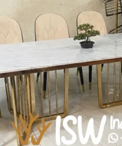 Jual Meja Makan Marmer Import Italy