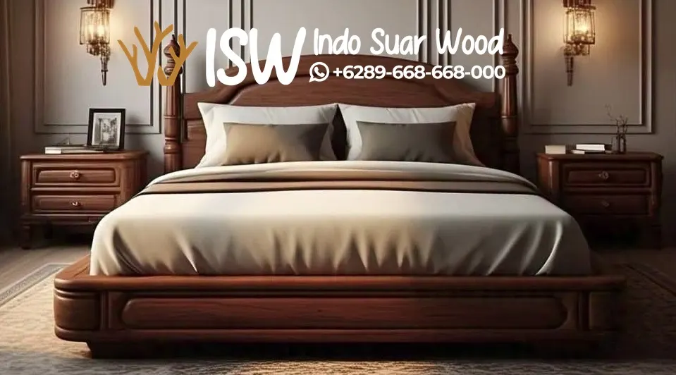 Jual tempat Tidur Jati Tebal Tahan Lama Kota Bondowoso