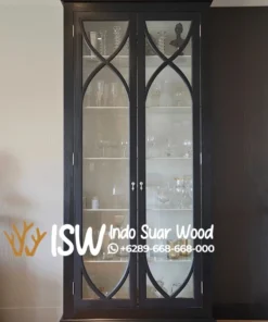 Lemari Hias Bingkai Lengkung Klasik Kontemporer