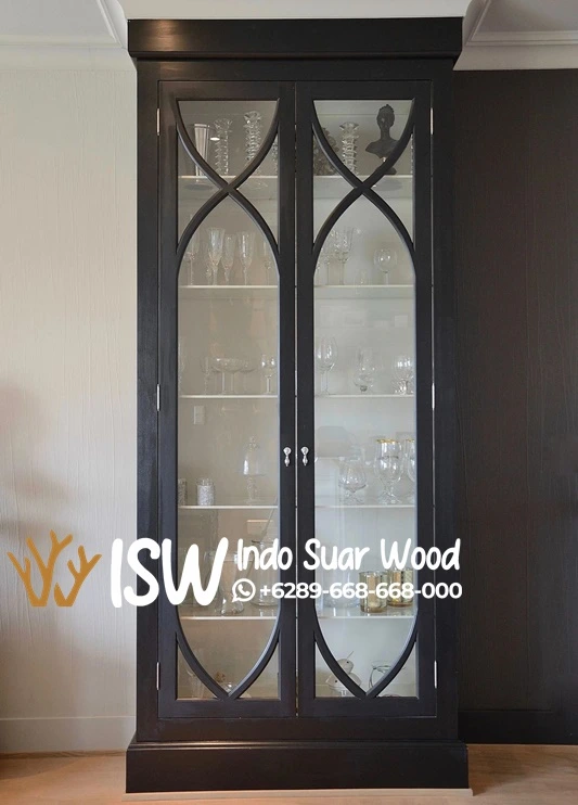 Lemari Hias Bingkai Lengkung Klasik Kontemporer