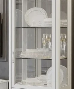 Lemari Hias Kaca Dapur Duco Minimalis Pekalongan