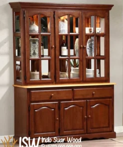 Lemari Hias Kayu Jati Klasik Kudus
