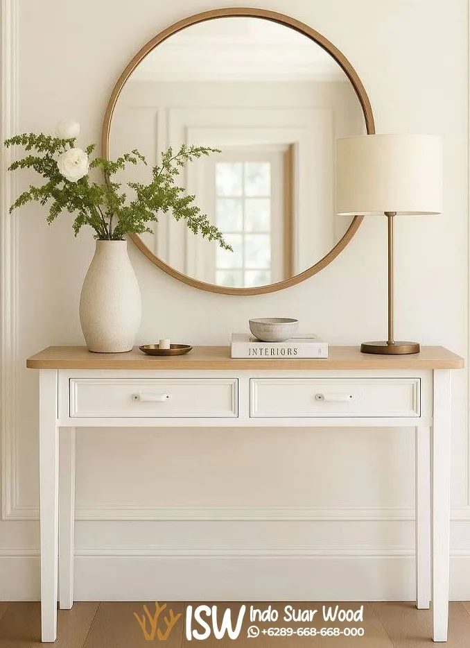 Meja Konsul Jati Minimalis Sidoarjo