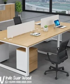 Meja Kantor Rangka Besi Hollow Ungaran