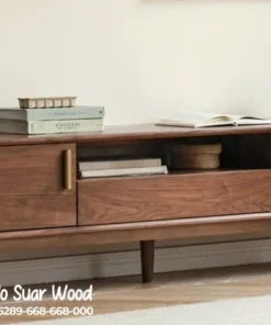 Meja TV Jati Modern Retro Minimalis