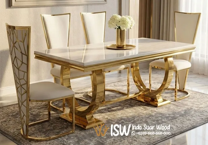 Model Meja Makan Marmer Jombang