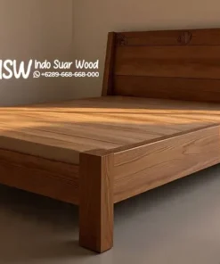 Tempat Tidur Modern Kayu Jati