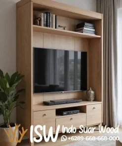 Jual Meja TV Rangka Kayu Jati Tahan Lama