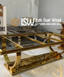 Kaki Meja Stainless Gold terbaru 2026 Anti Karat