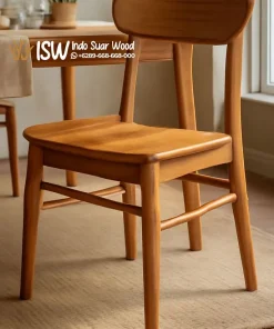 Kursi Cafe Kayu Solid Istimewa