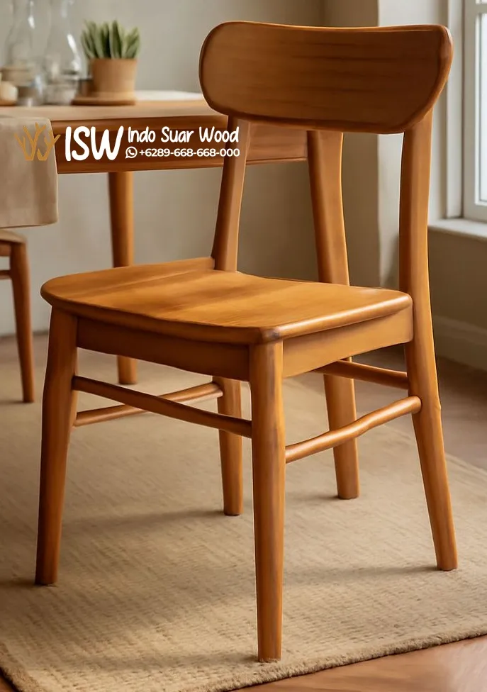 Kursi Cafe Kayu Solid Istimewa