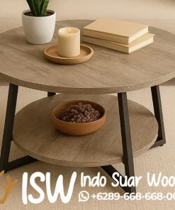 Jual Coffee Table Kaki Besi Kokoh