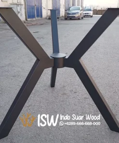 Kaki Meja Besi Model Laba-Laba