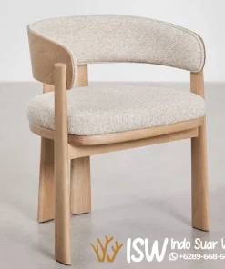 Kursi Cafe Estetik Kayu Solid Minimalis
