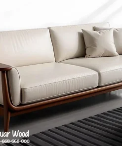 Kursi Sofa Kayu Jati Lengkung Klasik