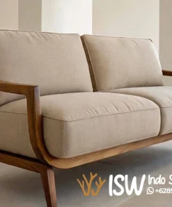 Kursi Sofa Kayu Jati Minimalis Estetika