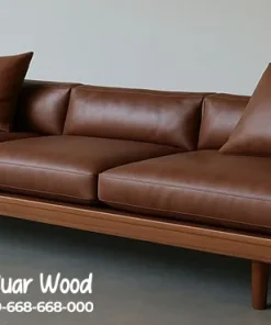 Kursi Sofa Kulit Premium Seri Sultan