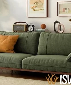 Kursi Sofa Tamu Minimalis Kaki Kayu